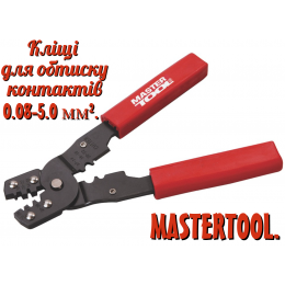 Клещи для обжима контактов Mastertool 180 мм 0.08-5 мм² (75-2256)