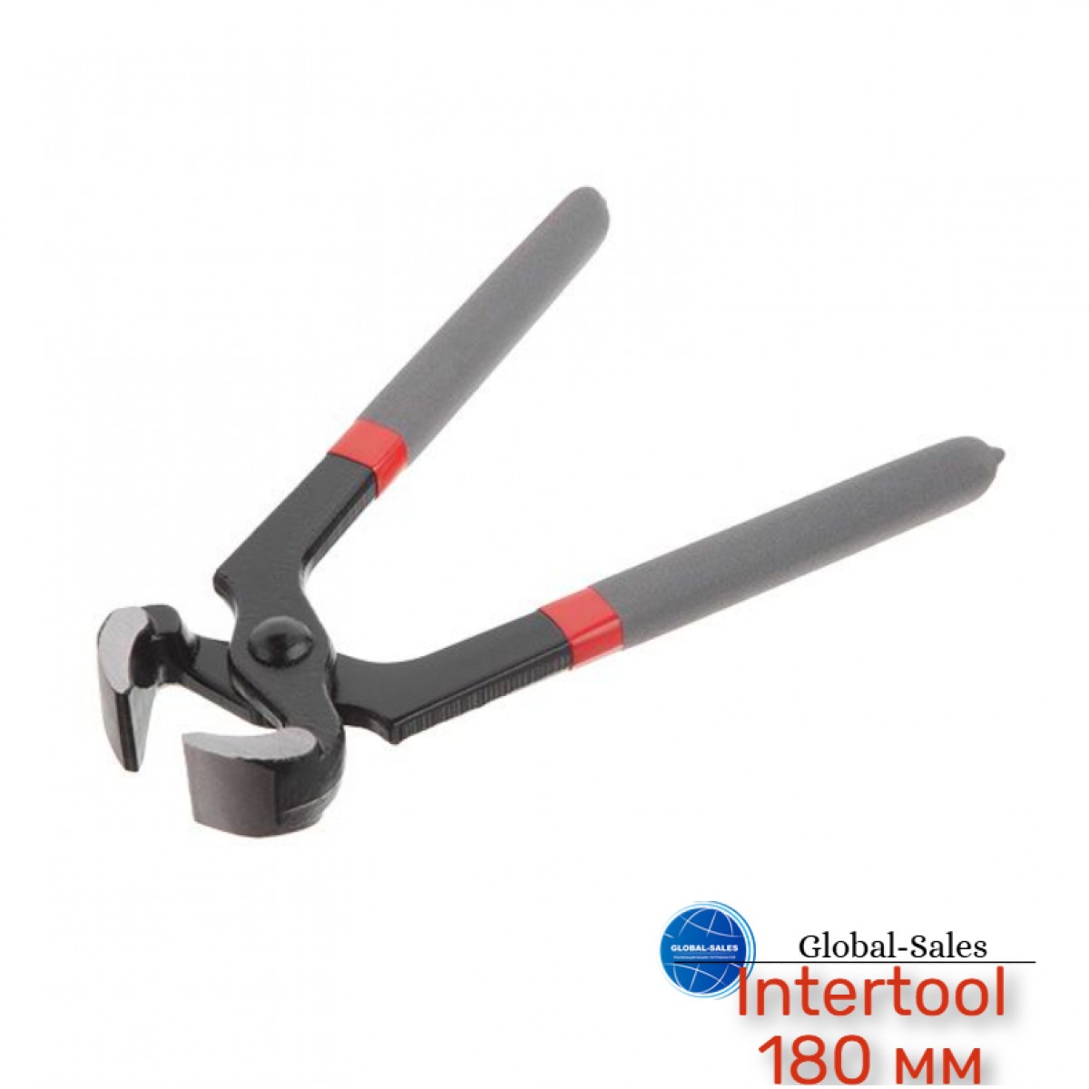 Клещи торцевые для гвоздей Intertool 180 мм (HT-0165) Клещи торцевые для гвоздей Intertool 180 мм (HT-0165)