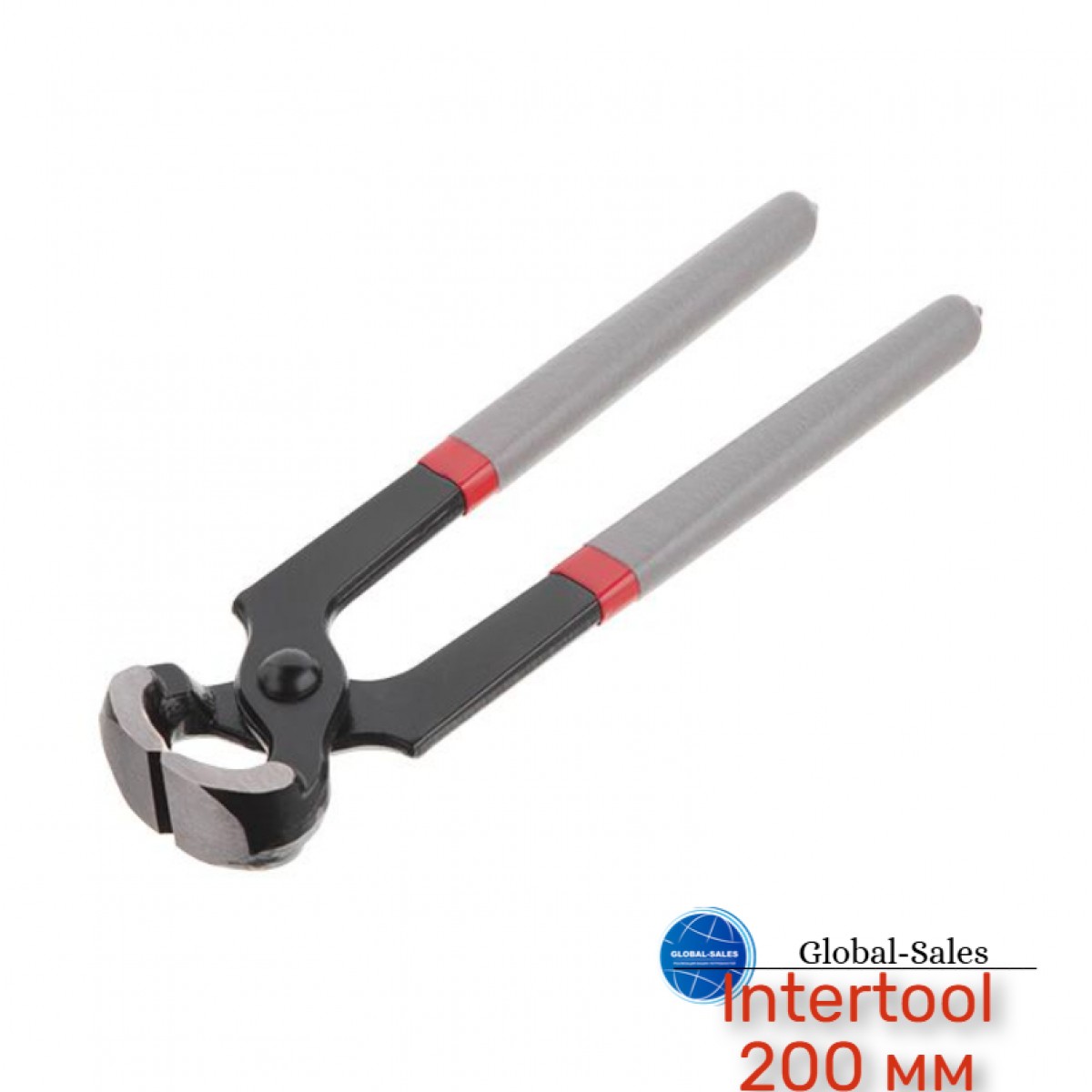 Клещи торцевые для гвоздей Intertool 200 мм (HT-0166) Клещи торцевые для гвоздей Intertool 200 мм (HT-0166)