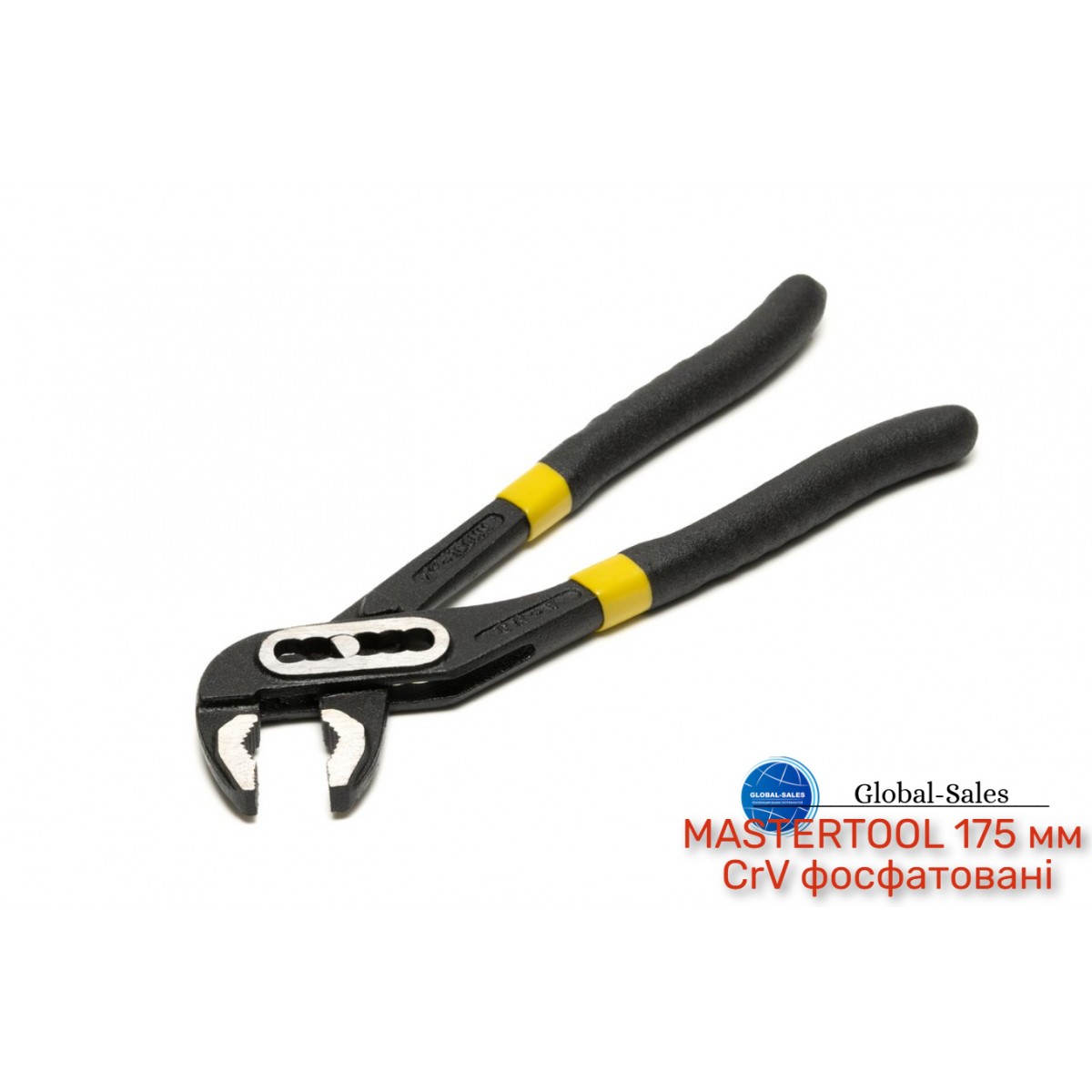 Клещи трубные Mastertool 175 мм фосфат (25-4175) Клещи трубные Mastertool 175 мм фосфат (25-4175)