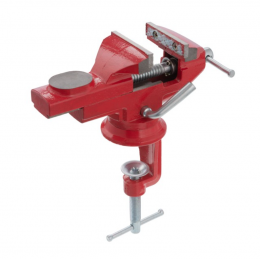 Тиски поворотные Intertool 60 мм (HT-0054) красные