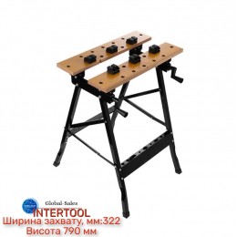 Верстак-тиски Intertool 605 x 240 x 790мм x 360° x 100кг (HT-6193)
