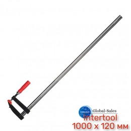 Струбцина столярная Intertool 1000 х 120 мм (HT-6007)