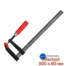 Струбцина столярная Intertool 300 х 80 мм (HT-6003)