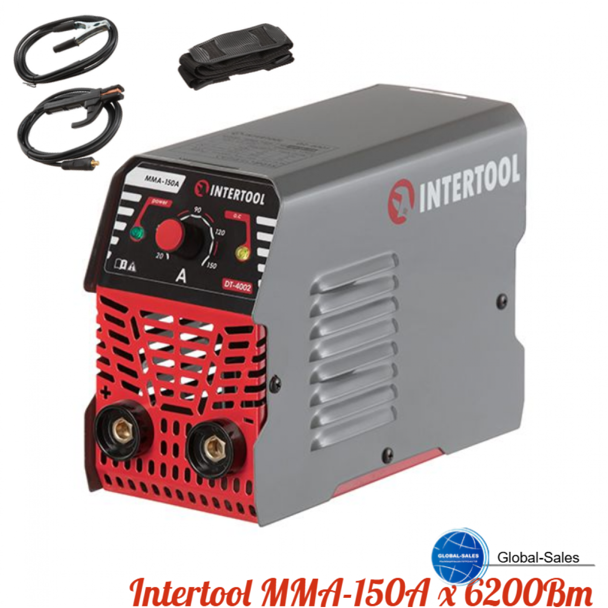 Аппарат сварочный инверторный Intertool MMA-150A x 6200Вт (DT-4002)