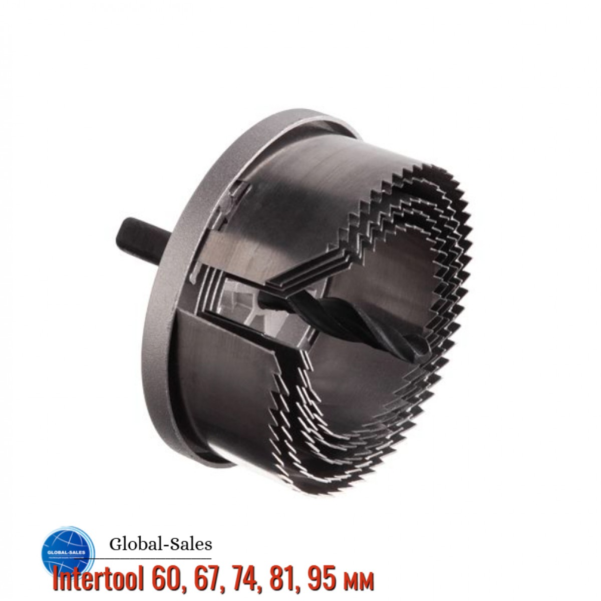 Набор корончатых сверл по гипсокартону Intertool 5 шт. (60-95 х 20 мм) (BT-0025) Набор корончатых сверл по гипсокартону Intertool 5 шт. (60-95 х 20 мм) (BT-0025)