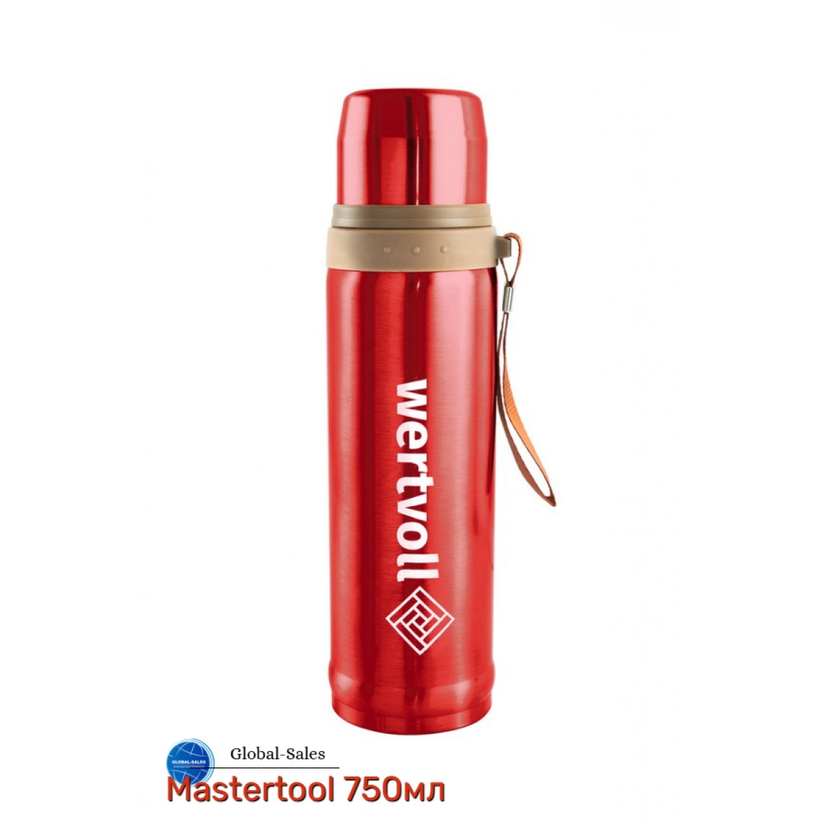 Термос Mastertool 750мл Enjoy красный (RX-7000RD)