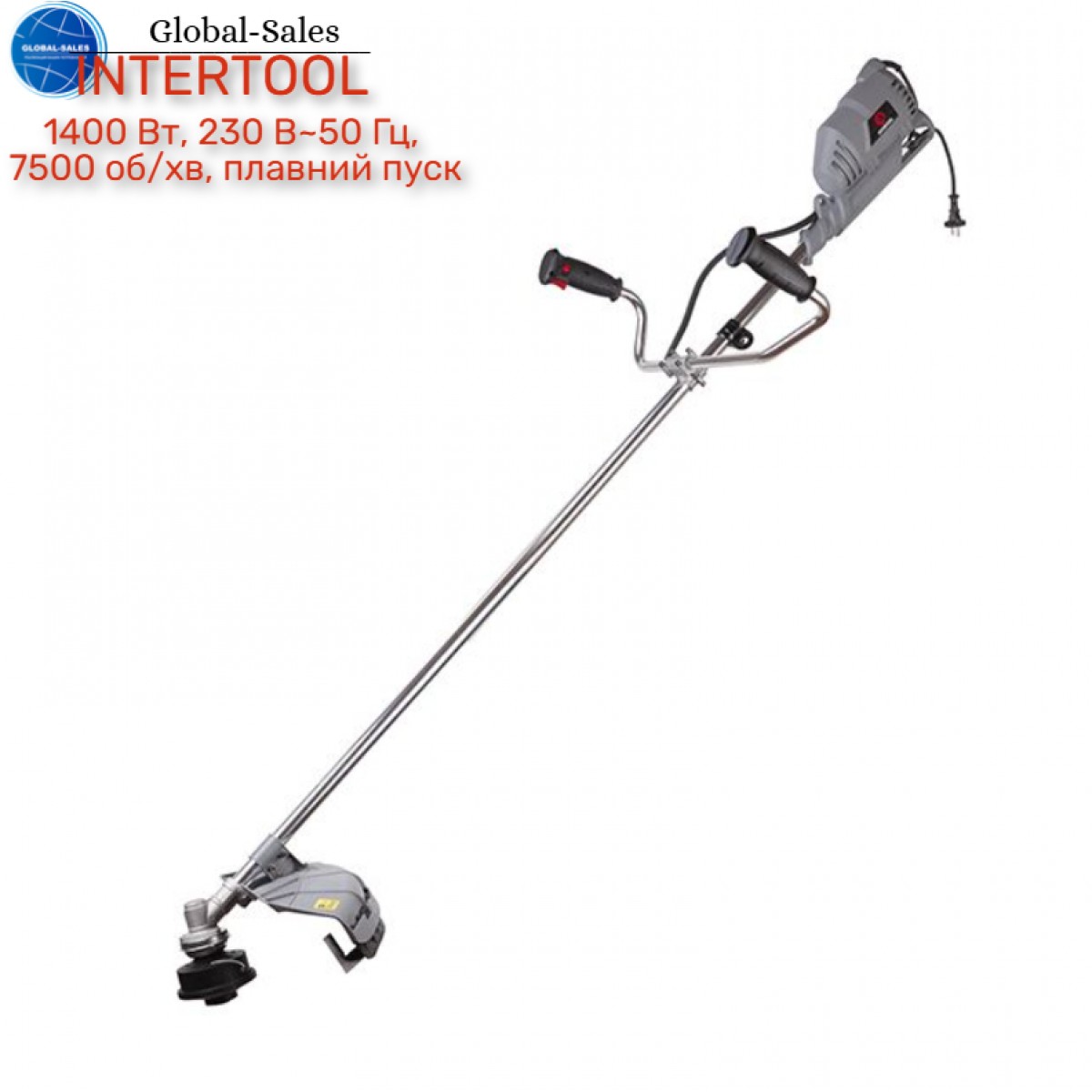 Триммер электрический Intertool 1400Вт (DT-2258) Триммер электрический Intertool 1400Вт (DT-2258)