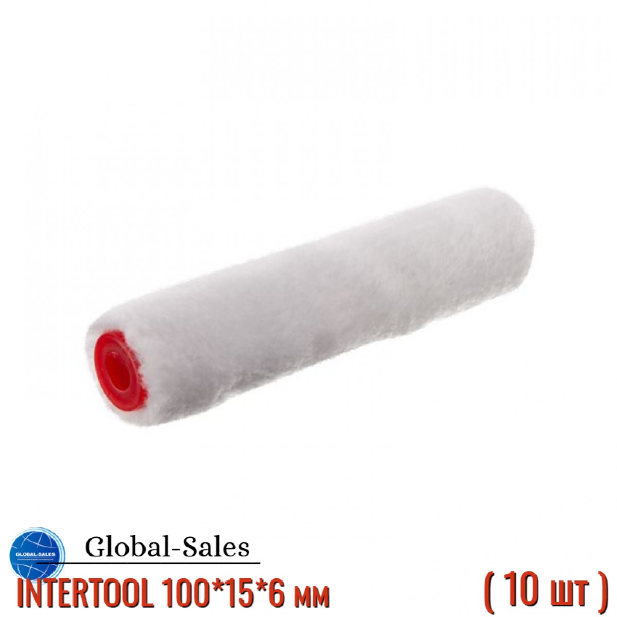 Валик велюр Intertool 6 х 15 х 100 мм (KT-4210)