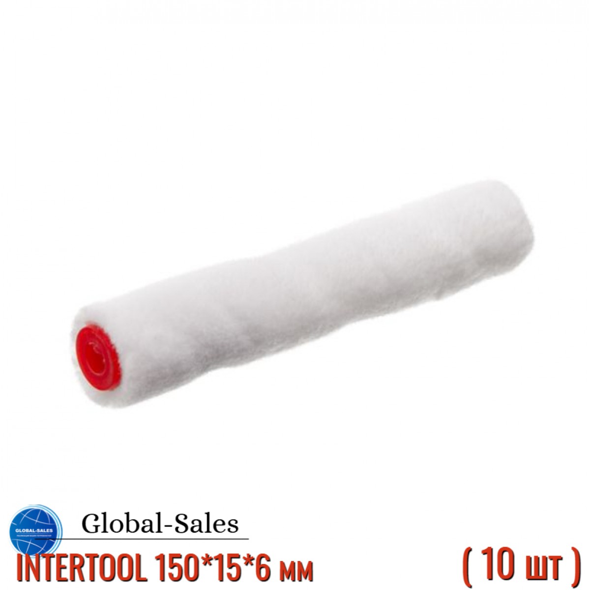 Валик велюр Intertool 6 х 15 х 150 мм (KT-4215) Валик велюр Intertool 6 х 15 х 150 мм (KT-4215)