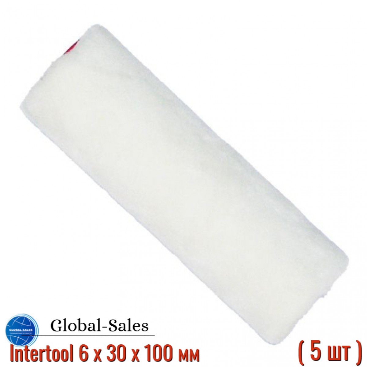 Валик велюр Intertool 6 х 30 х 100 мм (KT-4230) (5 шт.) Валик велюр Intertool 6 х 30 х 100 мм (KT-4230) (5 шт.)
