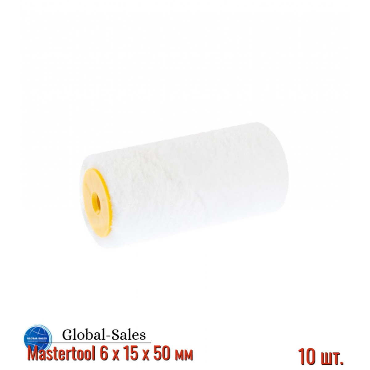 Валик велюр Mastertool 6 х 15 х 50 мм (92-4603) Валик велюр Mastertool 6 х 15 х 50 мм (92-4603)