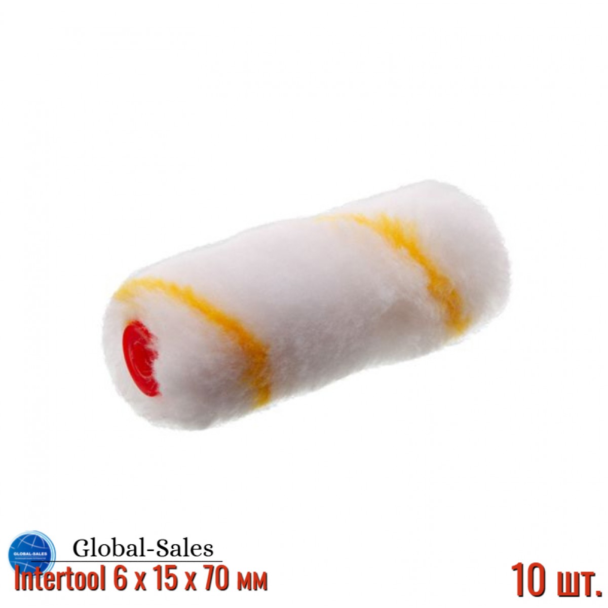 Валик гирпаинт Intertool 6 х 15 х 70 мм (KT-4107)