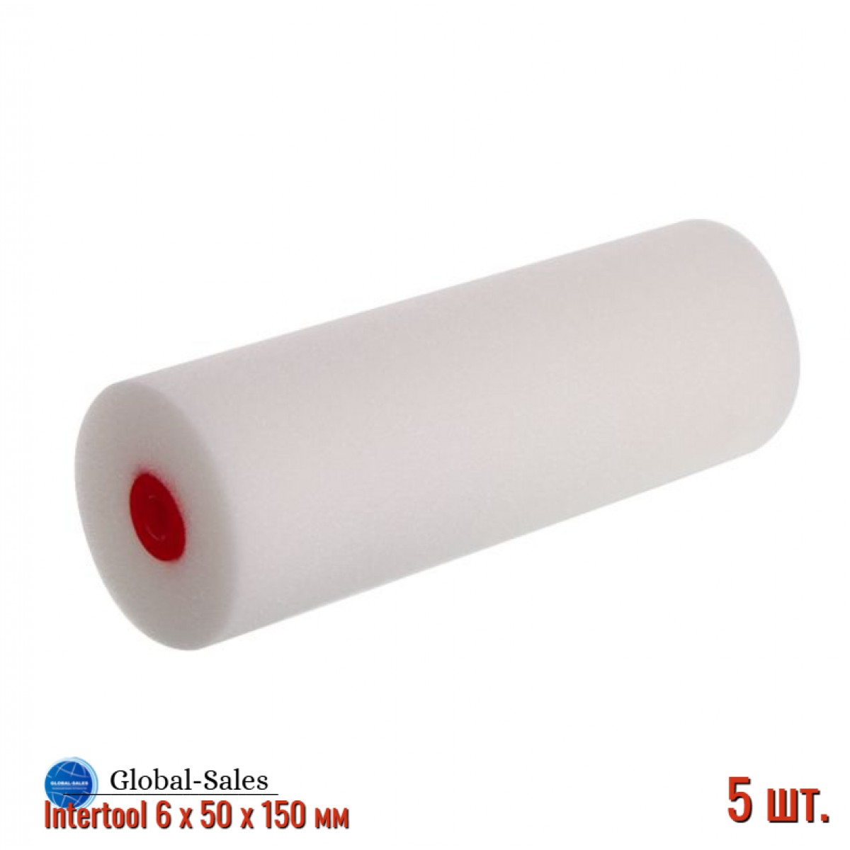 Валик мольтопрен Intertool 6 х 50 х 150 мм (KT-4016)