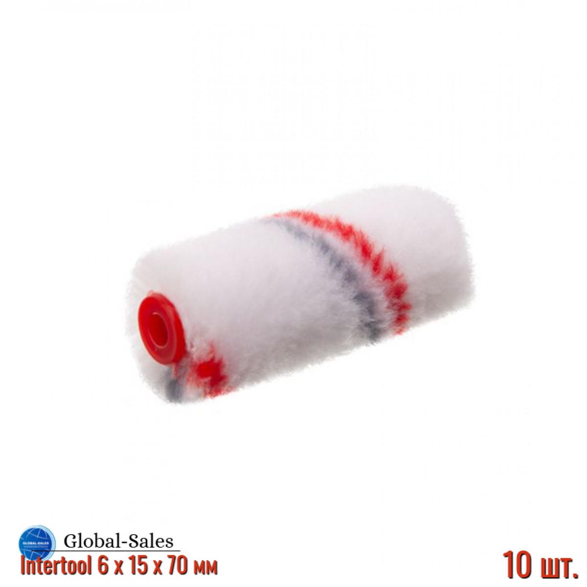 Валик мультиколор Intertool 6 х 15 х 70 мм (KT-4507) (10 шт.) Валик мультиколор Intertool 6 х 15 х 70 мм (KT-4507) (10 шт.)