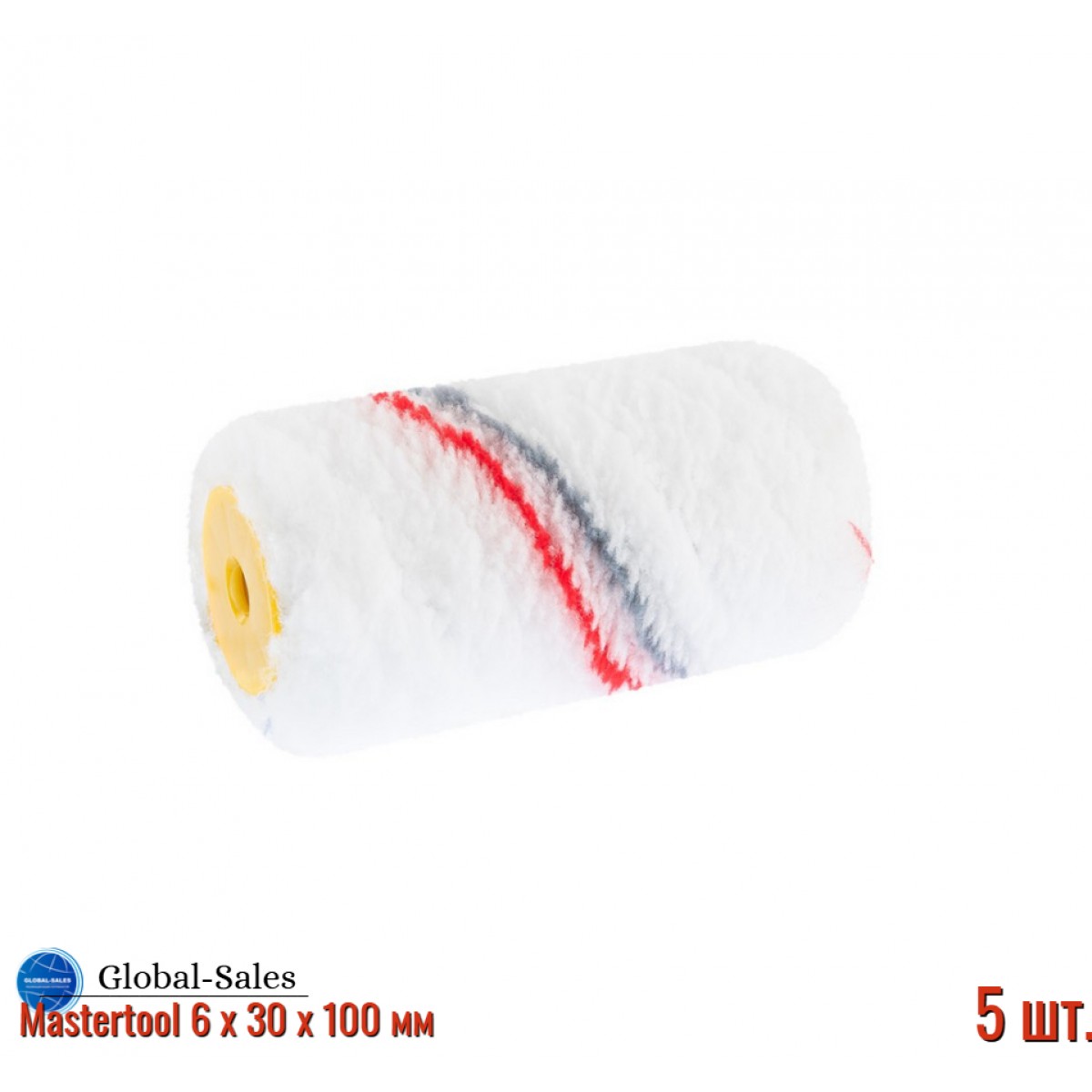Валик мультиколор Mastertool 6 х 30 х 100 мм (92-4704)