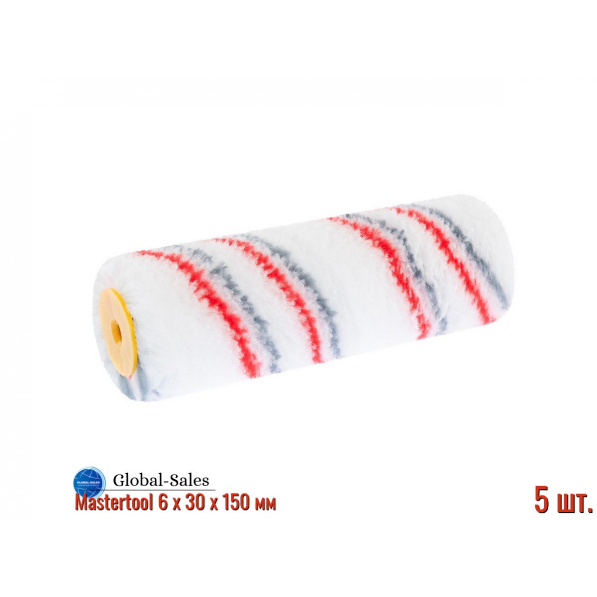 Валик мультиколор Mastertool 6 х 30 х 150 мм (92-4705)