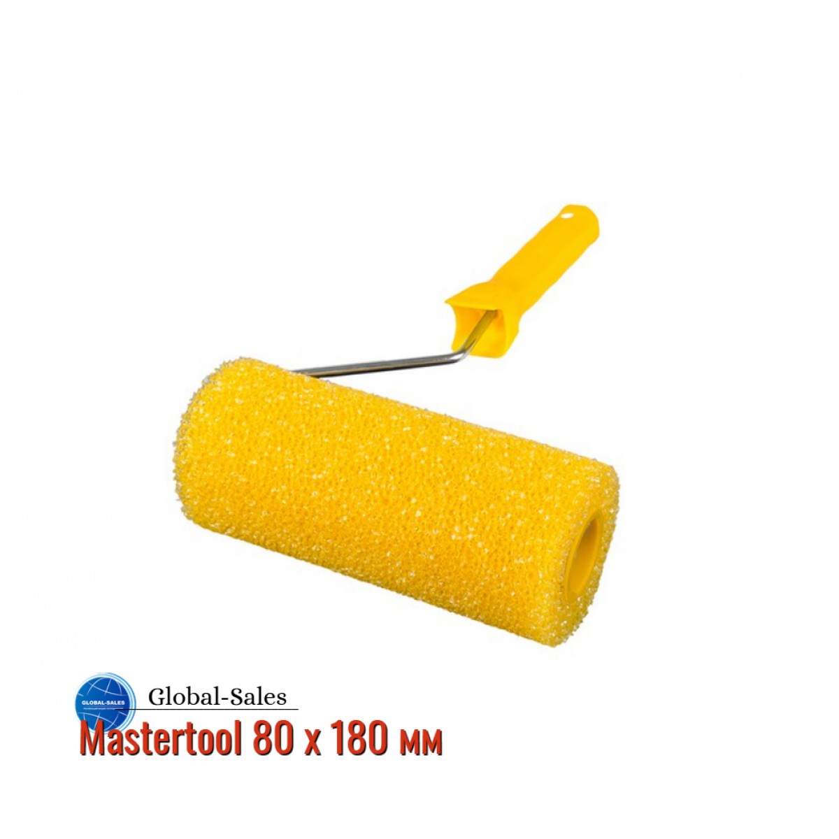 Валик структурный поролоновый Mastertool 80 х 180 мм с ручкой (92-6103)