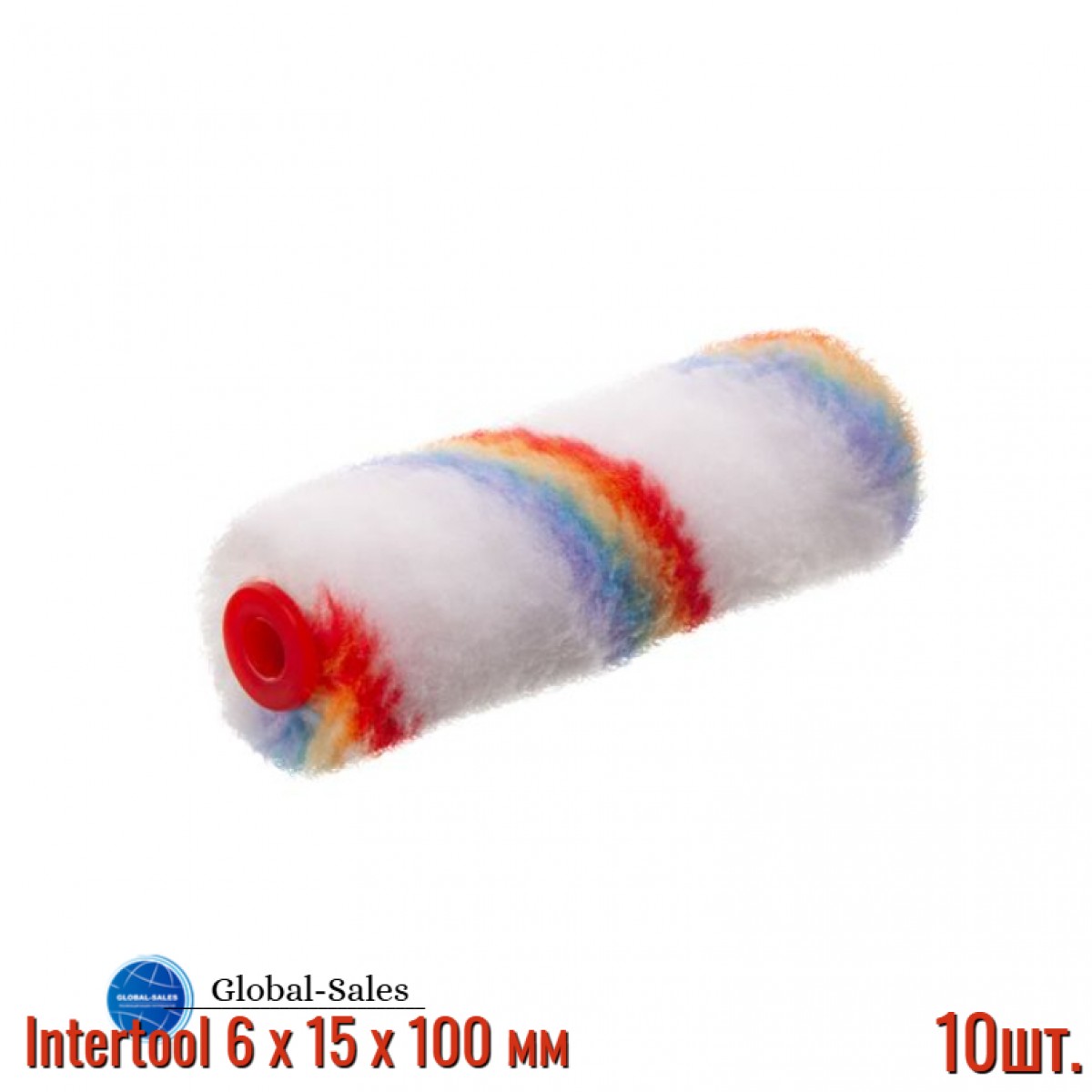 Валик элитаколор Intertool 6 х 15 х 100 мм (KT-4610)