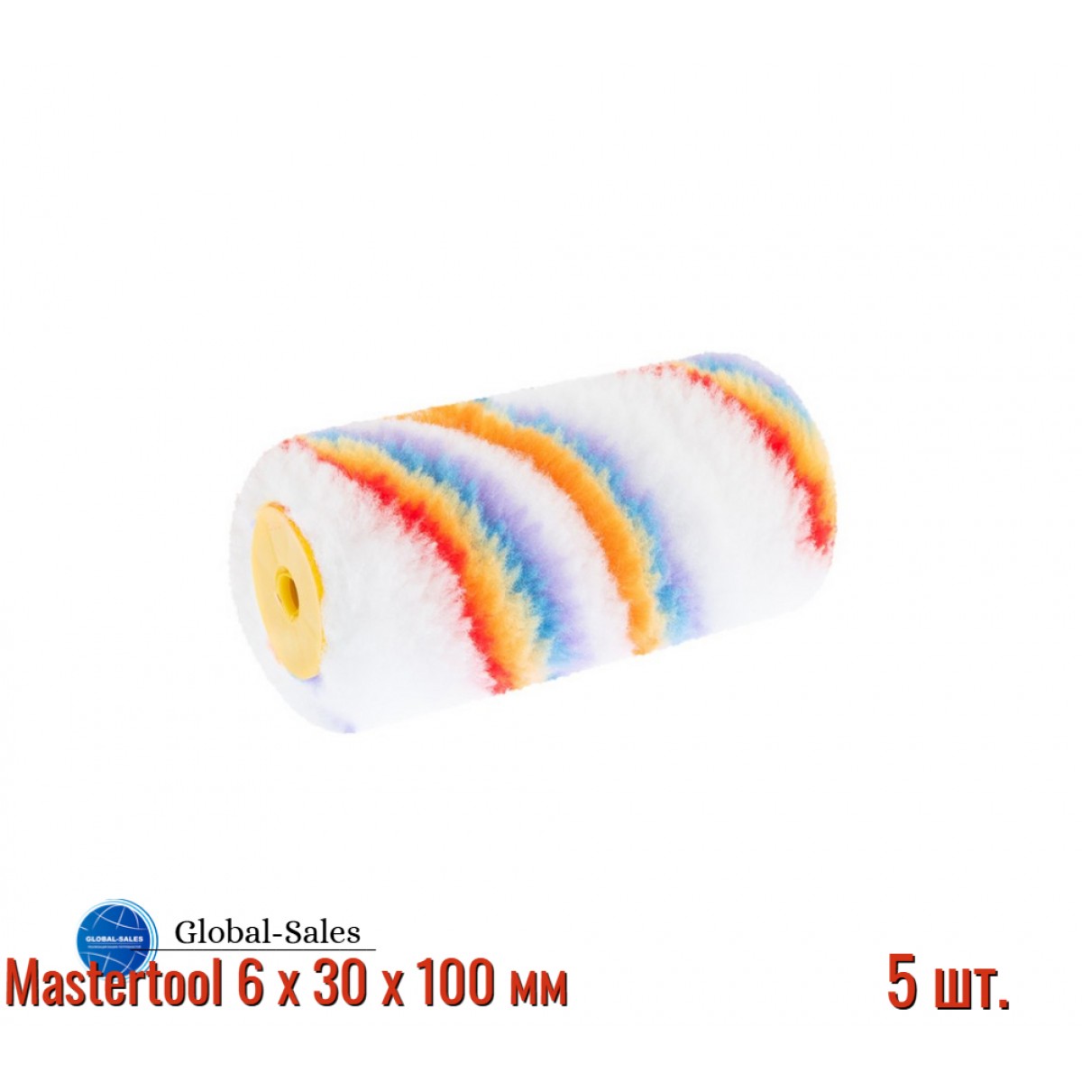 Валик элитаколор Mastertool 6 х 30 х 100 мм (92-4804)