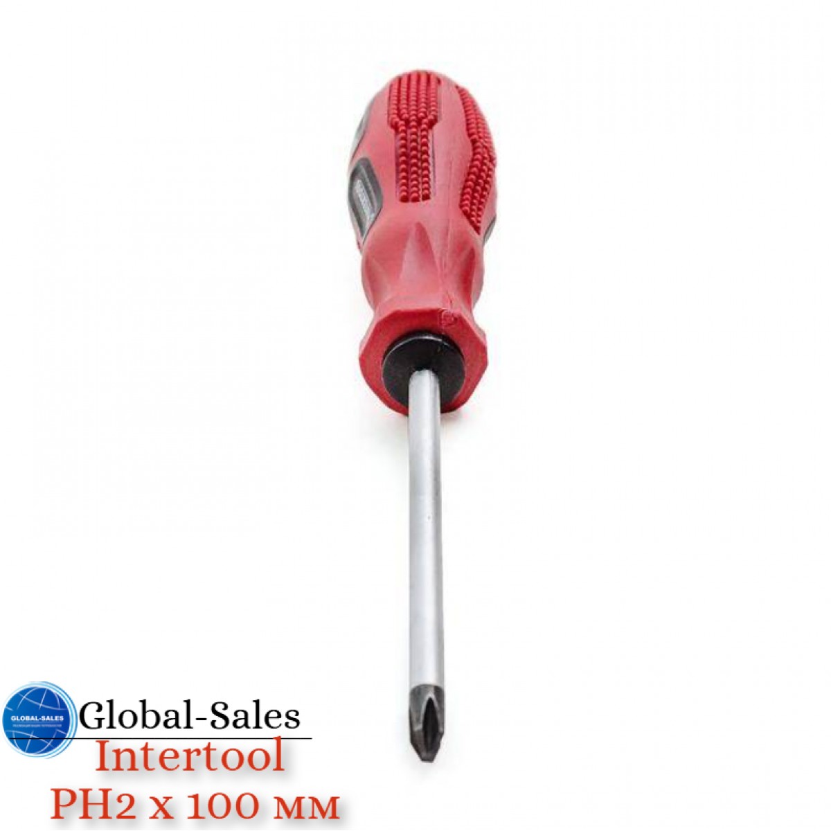 Отвертка Intertool PH2 х 100 мм (VT-3143)