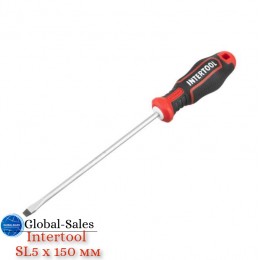 Отвертка Intertool SL5 x 150 мм Storm (VT-3408) Отвертка Intertool SL5 x 150 мм Storm (VT-3408)