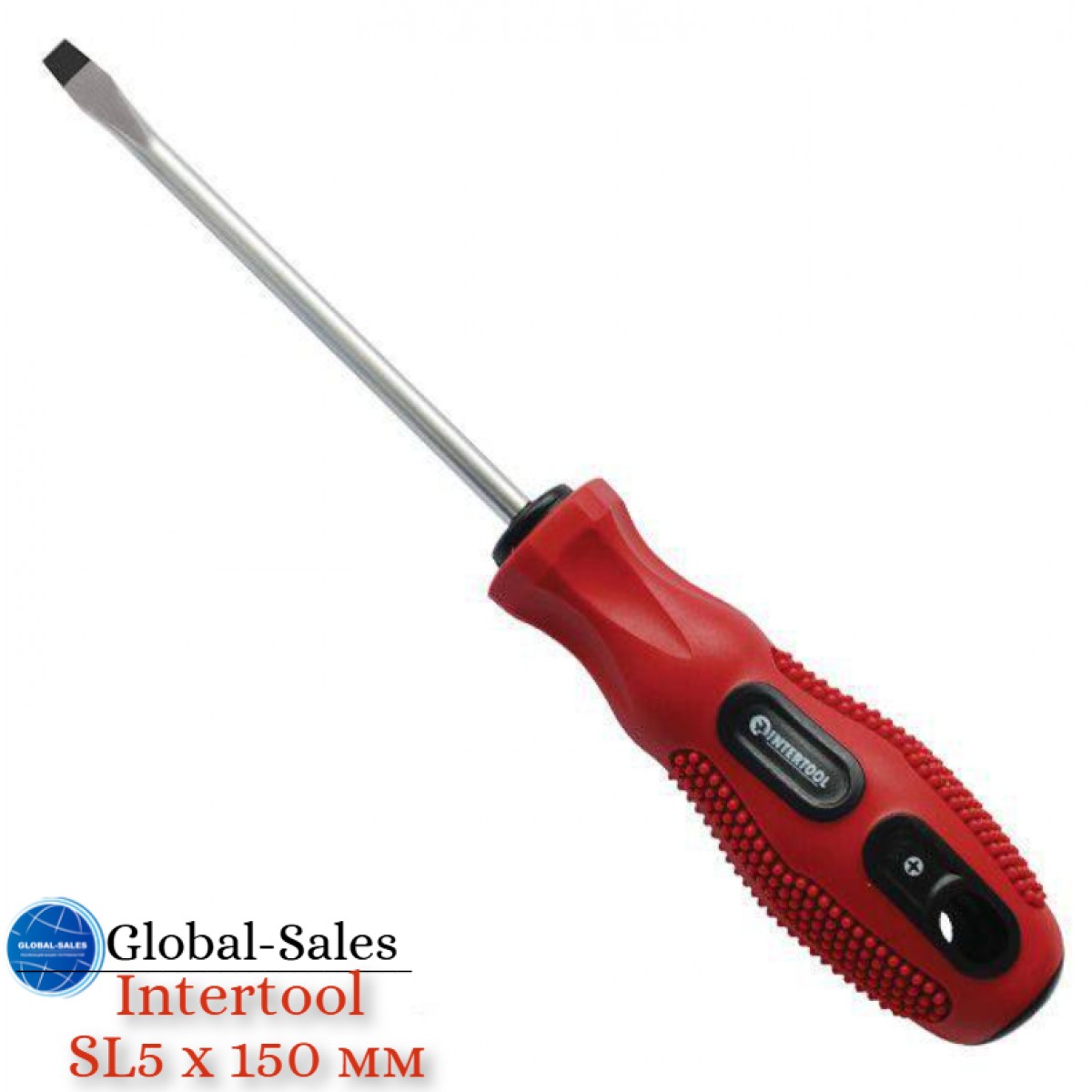 Отвертка Intertool SL5 х 150 мм (VT-3109)