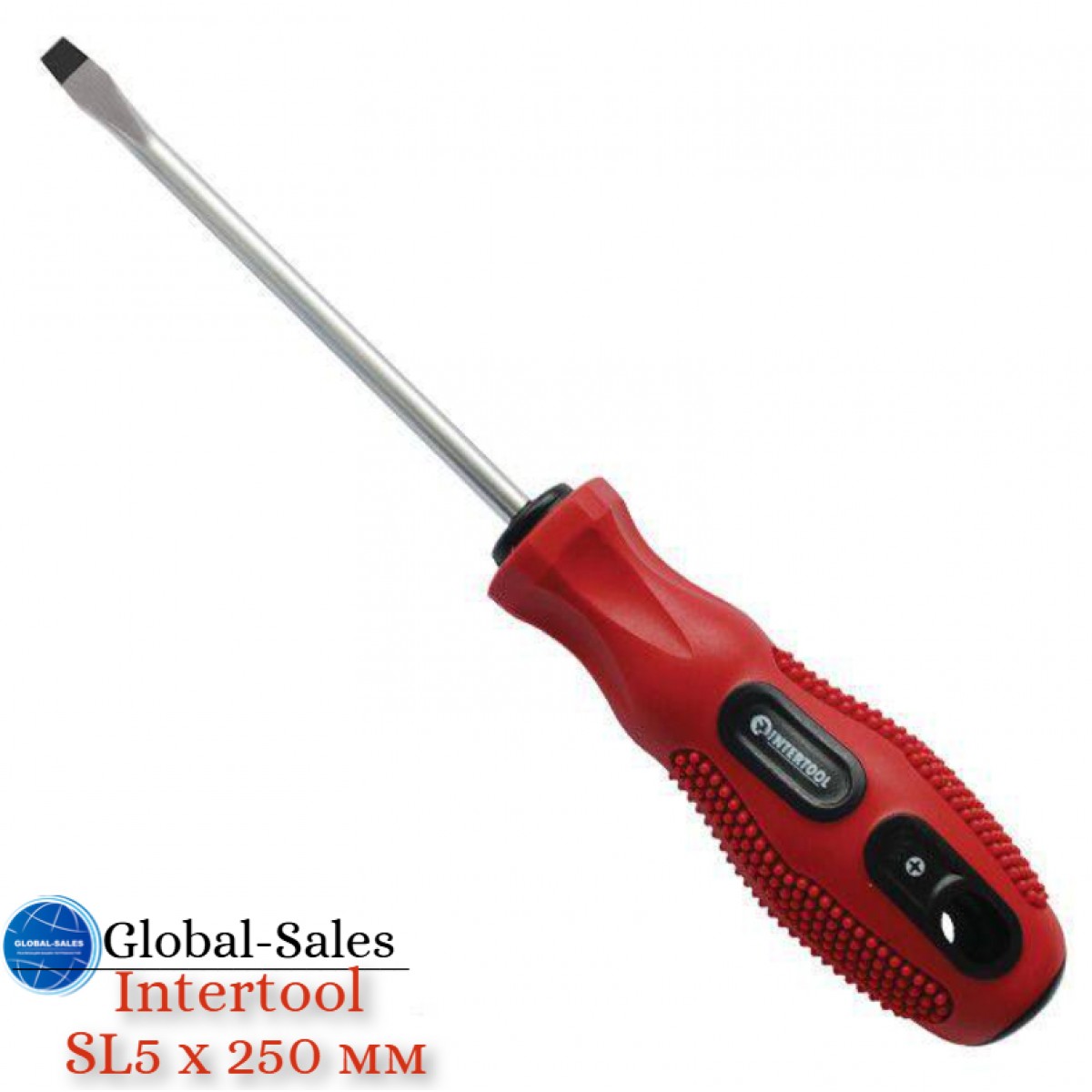 Отвертка Intertool SL5 х 250 мм (VT-3111)