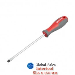 Отвертка Intertool SL6 x 150 мм Pro (VT-3311) Отвертка Intertool SL6 x 150 мм Pro (VT-3311)