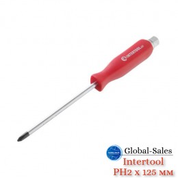 Отвертка Intertool крестовая ударная PH2 х 125 мм (HT-0488) Отвертка Intertool крестовая ударная PH2 х 125 мм (HT-0488)