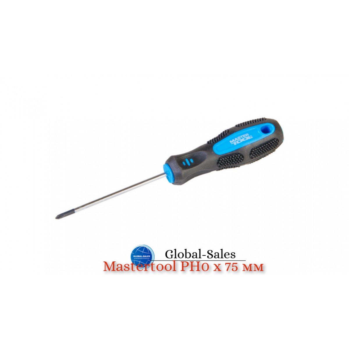 Отвертка Mastertool крестовая PH0 х 75 мм (48-5075)