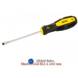 Отвертка Mastertool шлицевая SL5 х 100 мм (48-5510)