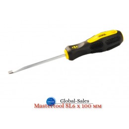 Отвертка Mastertool шлицевая SL6 х 100 мм (48-5610)