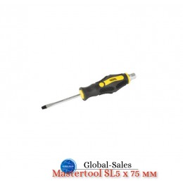 Отвертка ударная Mastertool SL5 x 75мм HEX (49-6575)