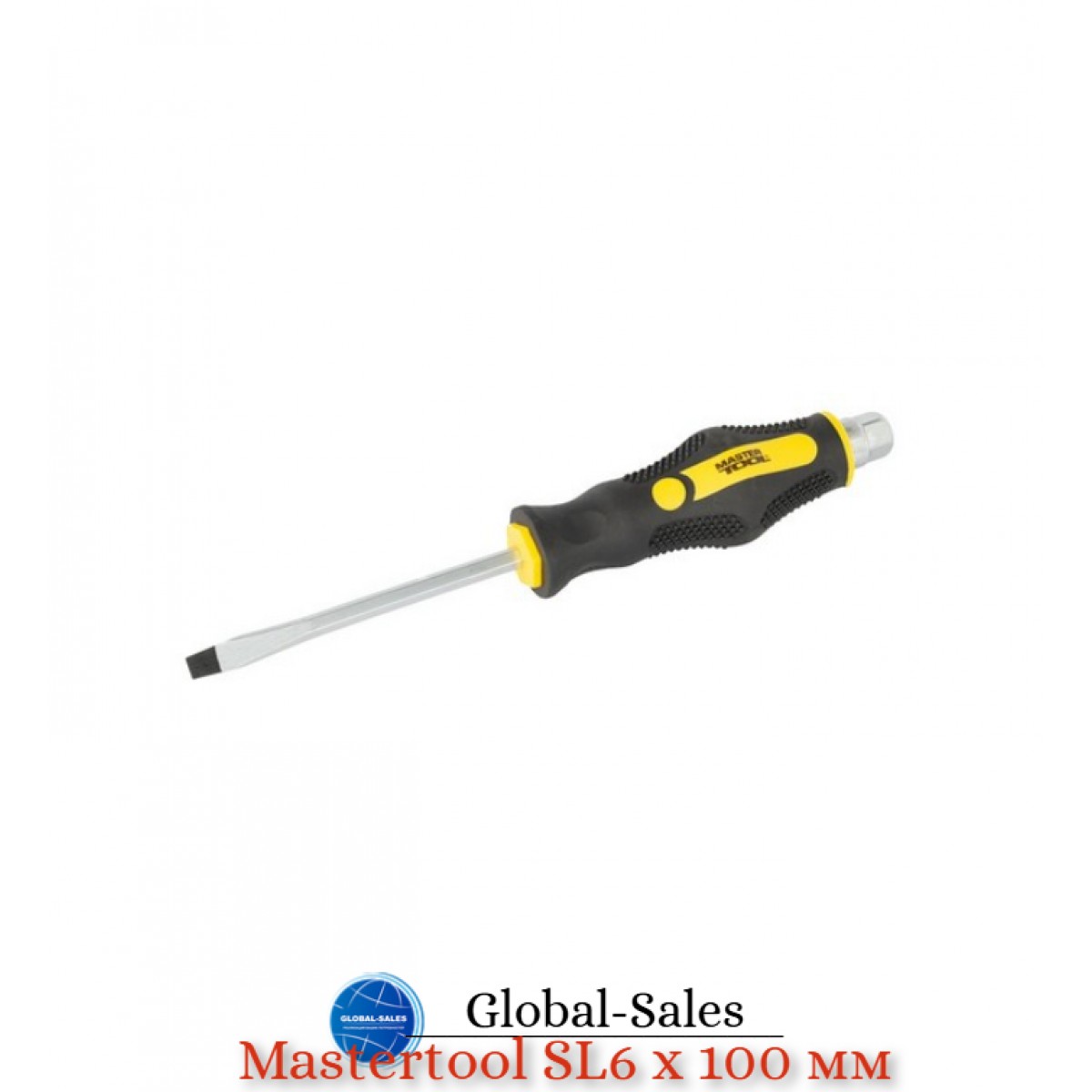 Отвертка ударная Mastertool SL6 x 100мм HEX (49-6610)