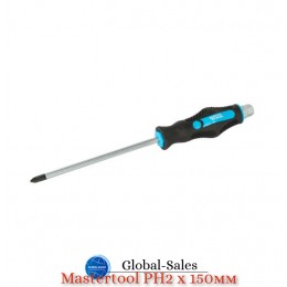 Отвертка ударная Mastertool РН2 x 150мм HEX (49-6215)