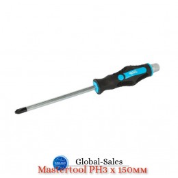 Отвертка ударная Mastertool РН3 x 150мм HEX (49-6315)
