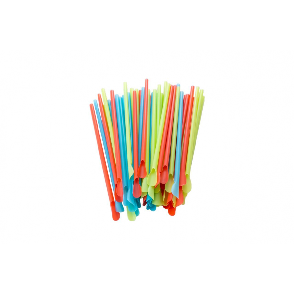 Трубочка для напитков Empire 200 x 8 мм ассорти (100 шт.) (0241)