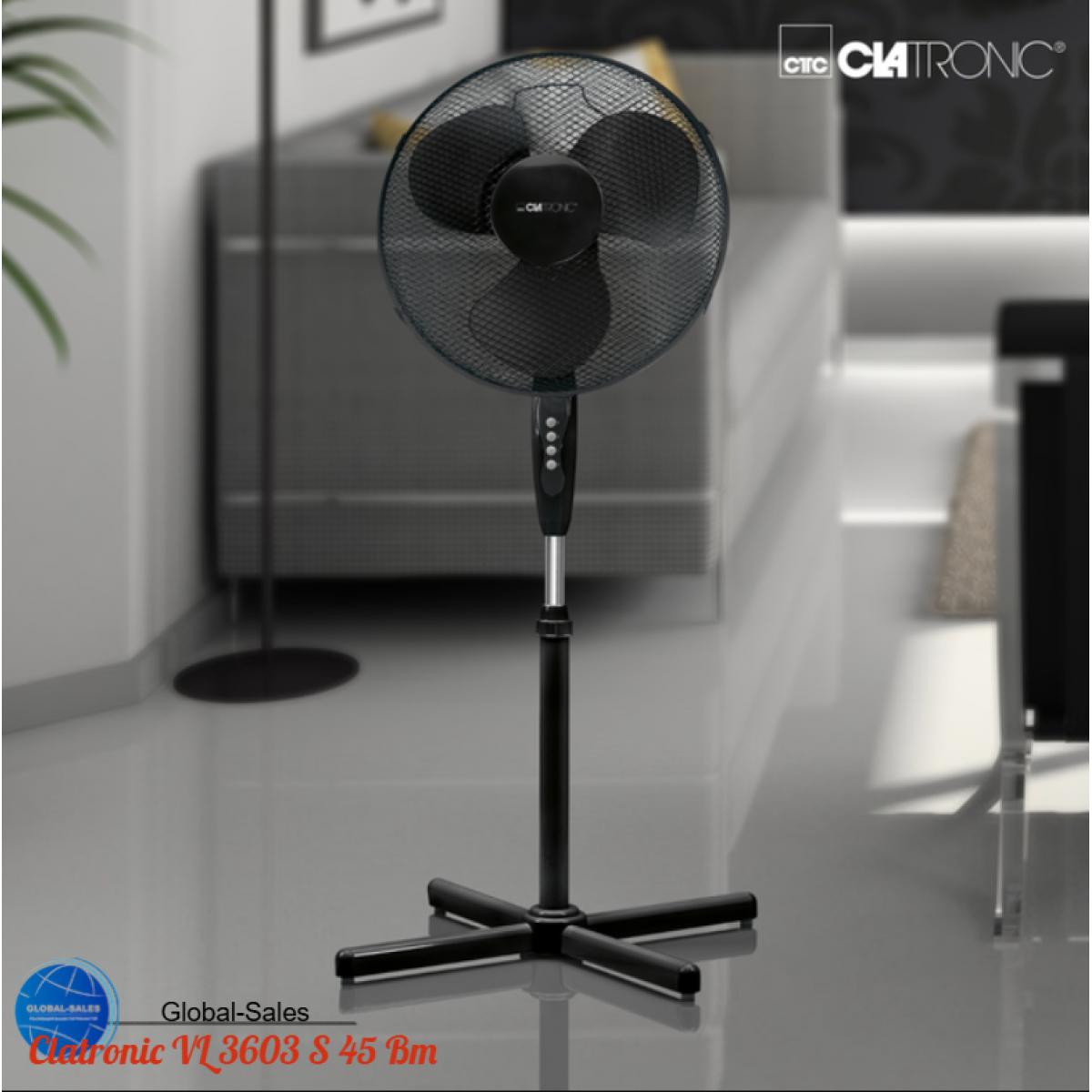 Вентилятор Clatronic VL 3603 S  45 Вт