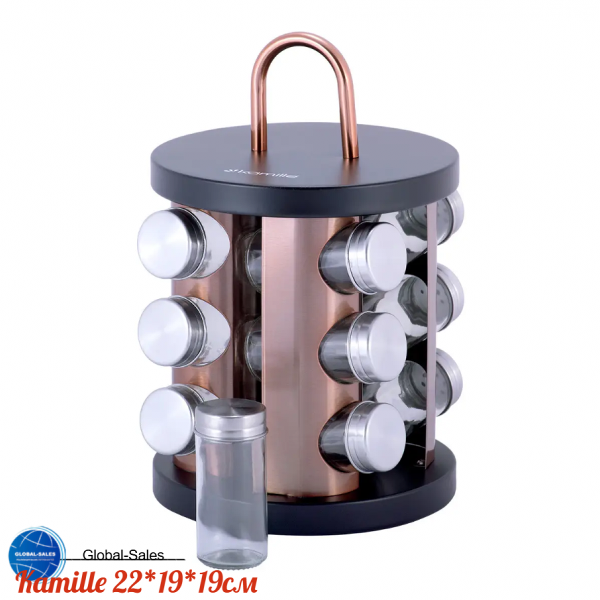 Набор емкостей для специй Kamille 12 шт. 7034 (7034)