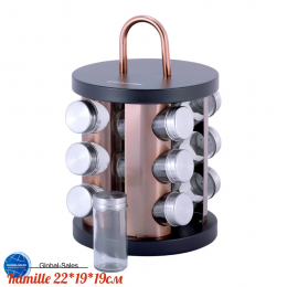 Набор емкостей для специй Kamille 12 шт. 7034 (7034)