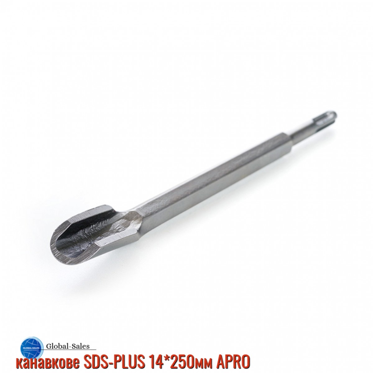 Зубило канавочное SDS+ Apro 14 x 250 x 22 мм (819069)