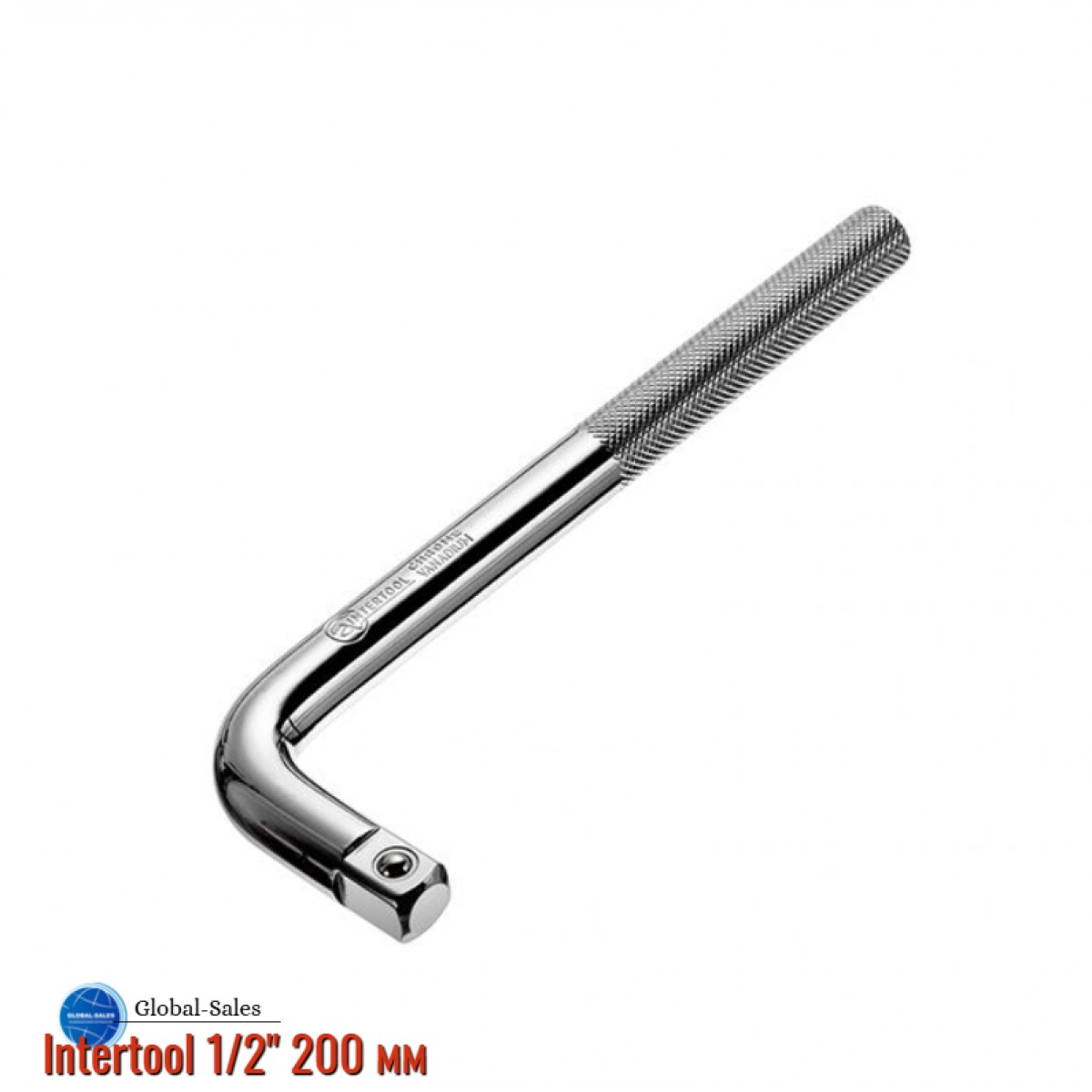 Вороток L-образный Intertool 1/2" 200 мм (ET-1028)