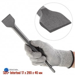 Зубило плоское SDS+ Intertool 17 х 280 х 40 мм (SD-0415)