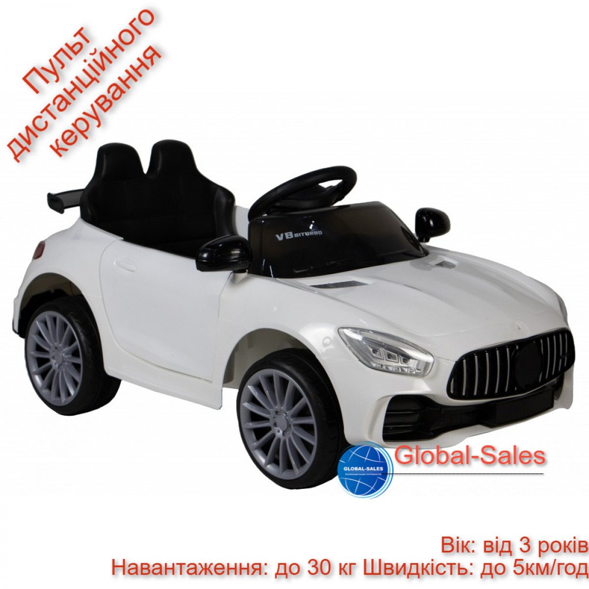 Дитячий електромобіль Spoko SP-S600 білий