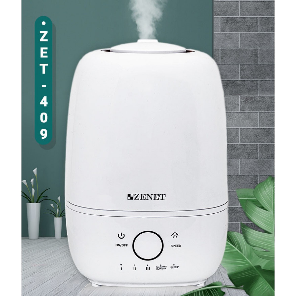 Аромо увлажнитель воздуха Zenet ZET-409 на 4,5 л