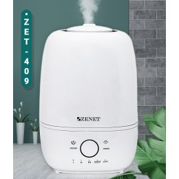 Аромо увлажнитель воздуха Zenet ZET-409 на 4,5 л