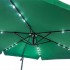 Парасоля садова з підсвіткою LED зелена Bonro B-7218LP 3м 6 спиць Парасоля садова з підсвіткою LED зелена Bonro B-7218LP 3м 6 спиць