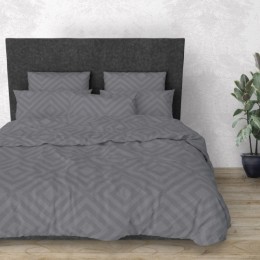 Комплект постельного белья SoundSleep Rhomb Grey бязь полуторный 160х220 см (94131321)