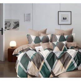 Комплект постельного белья SoundSleep Romby бязь Двухспальный 175х215 см зеленый (2800004649506)